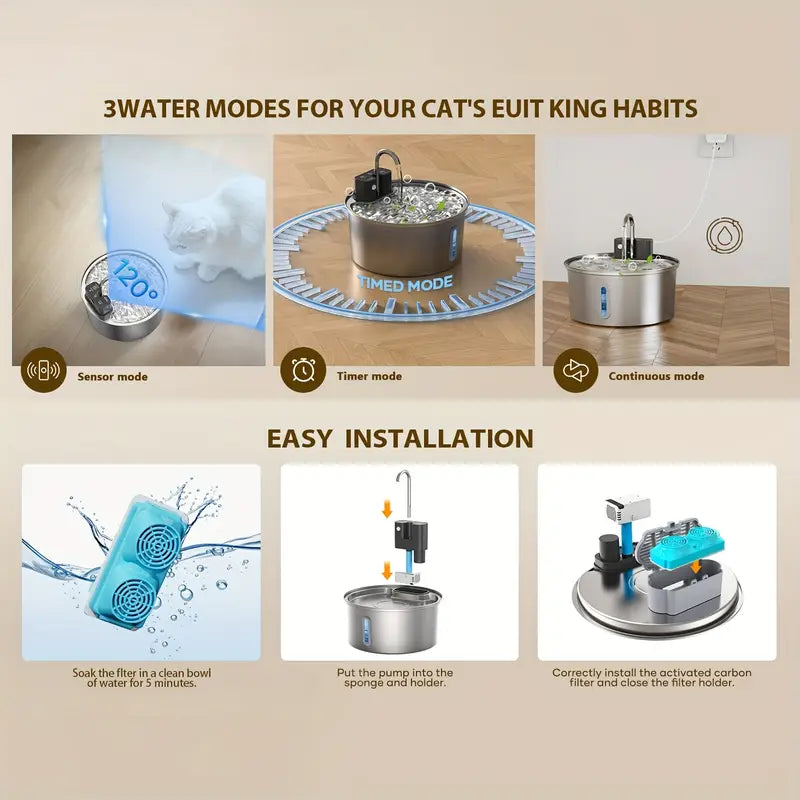 Pettimal Automatic Pet Water Fountain