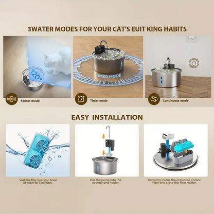 Pettimal Automatic Pet Water Fountain